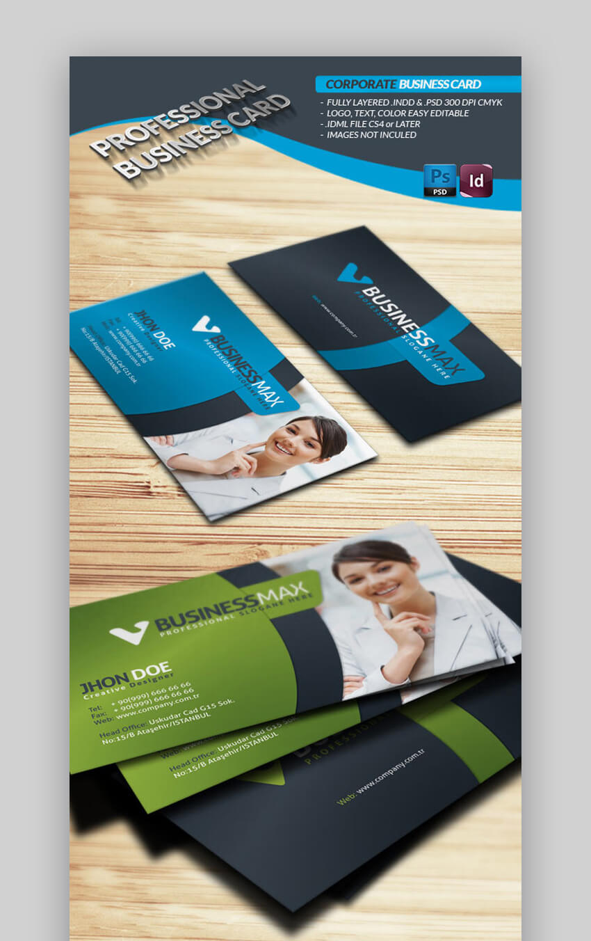 Office Max Business Card Template - PARAHYENA